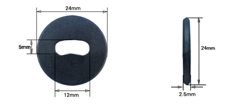 LF/HF/UHF RFID PPS Laundry tag