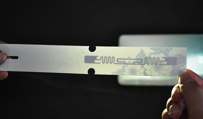 RFID tag for athlete