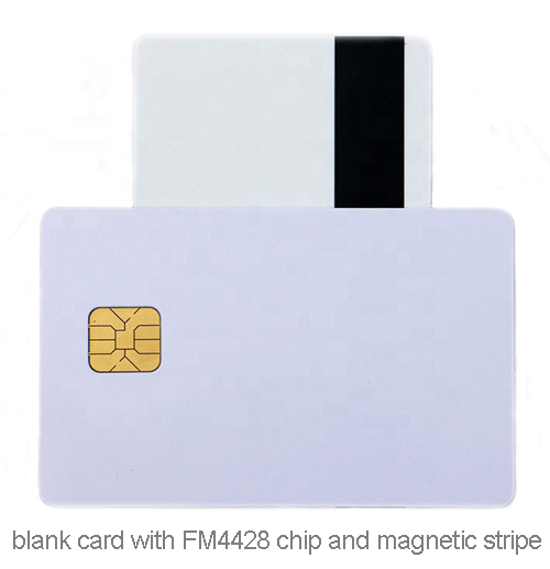 blank card with chip