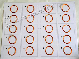 RFID card prelaminated inlay