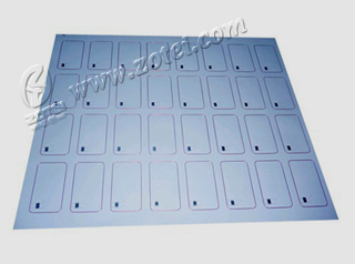 RFID card prelaminated inlay
