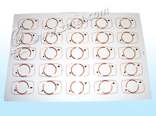 RFID card prelaminated inlay