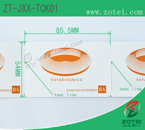 RFID conjoined ticket