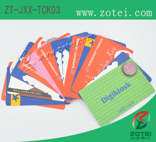 RFID card ticket