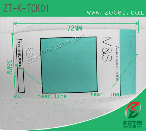 RFID conjoined ticket