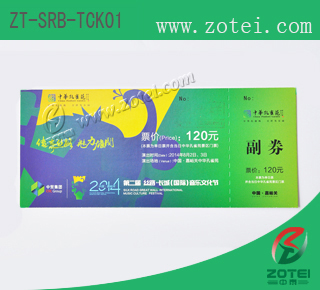 RFID single ticket