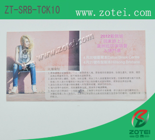 RFID single ticket