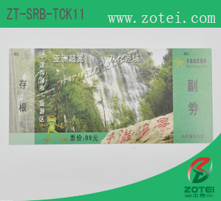 RFID single ticket