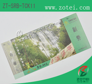 RFID single ticket