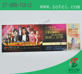 RFID single ticket