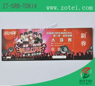 RFID single ticket