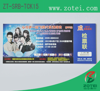 RFID single ticket