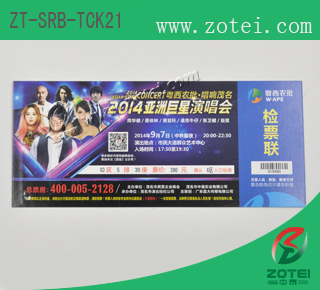 RFID single ticket
