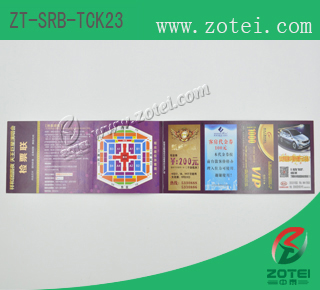 RFID folding ticket