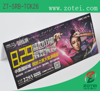 RFID folding ticket