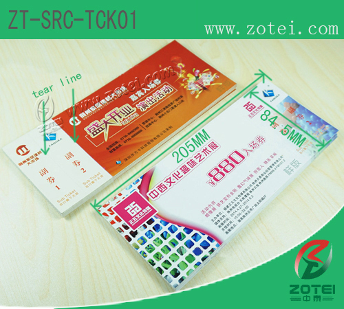 RFID single ticket