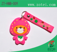 soft PVC key tag (Baby bear)