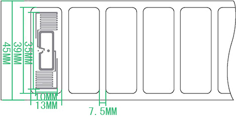 UHF sticky RFID label/inlay