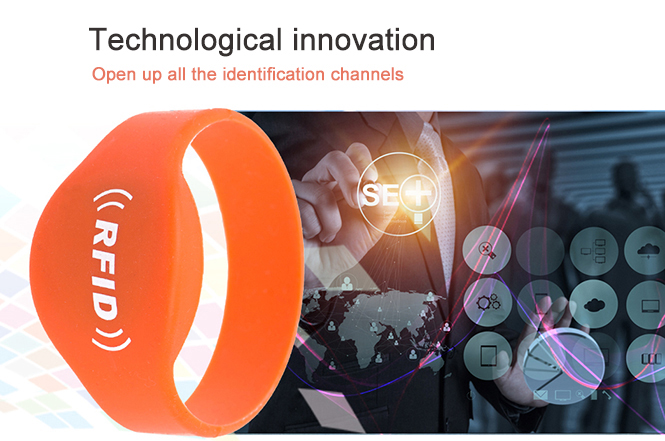 RFID silica gel wristband