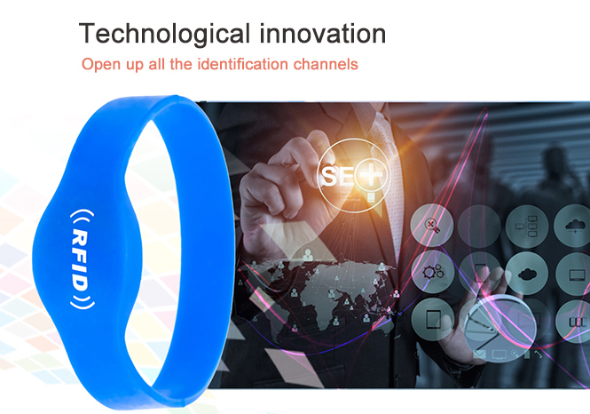 RFID silica gel wristband