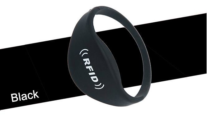 Oblate RFID Silicone Wristband