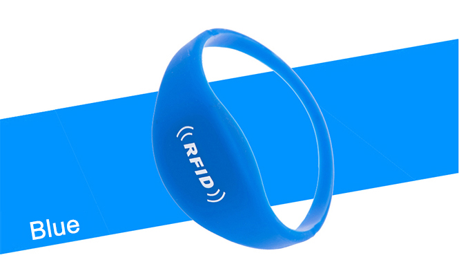 Oblate RFID Silicone Wristband