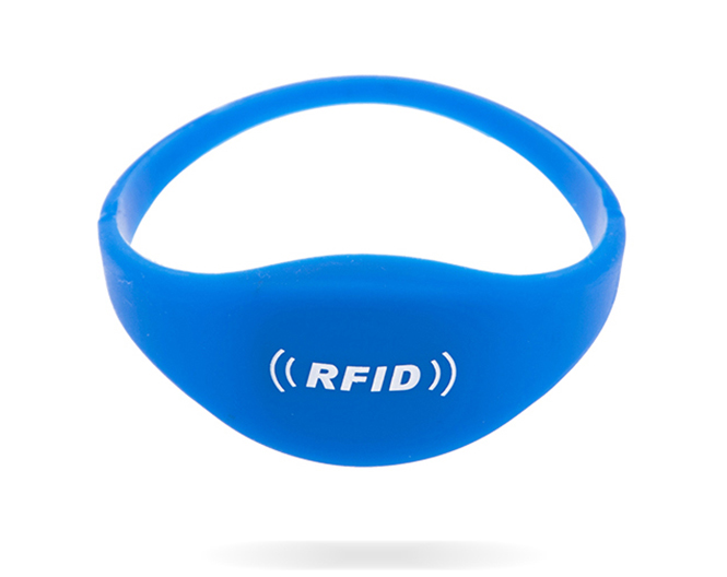 Oblate RFID Silicone Wristband