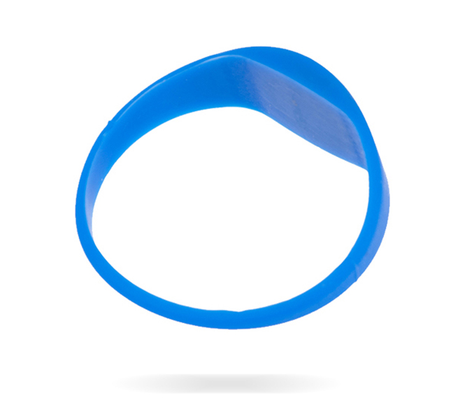 Oblate RFID Silicone Wristband