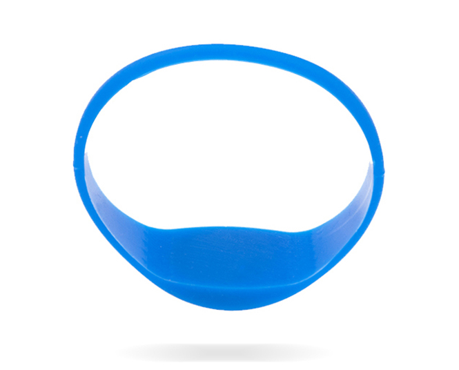 Oblate RFID Silicone Wristband