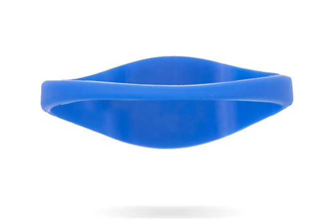 Oblate RFID Silicone Wristband