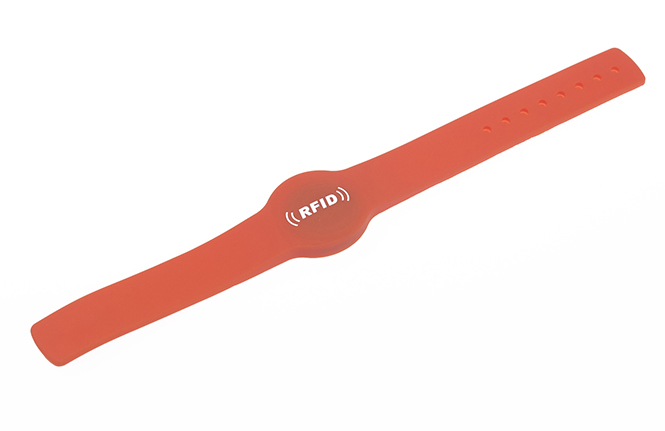 Concave-convex Button RFID Silicone Wristband