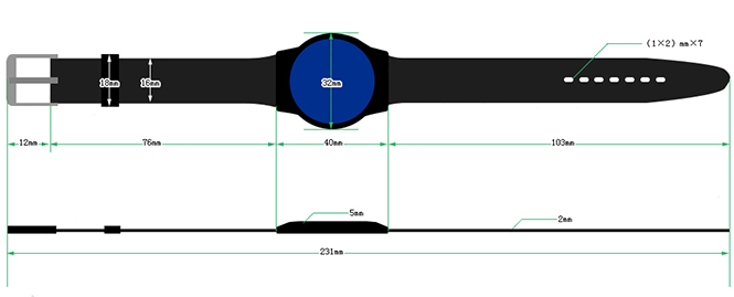 RFID Plastic wristband
