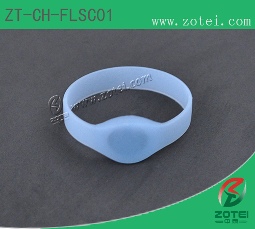 RFID oval Luminous Silicone Wristband