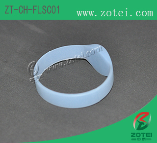 RFID oval Luminous Silicone Wristband