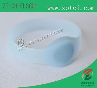 RFID oval Luminous Silicone Wristband