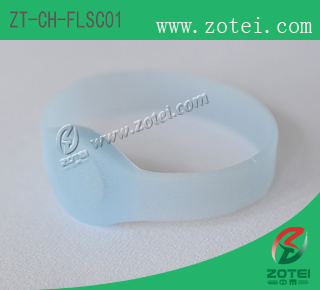 RFID oval Luminous Silicone Wristband