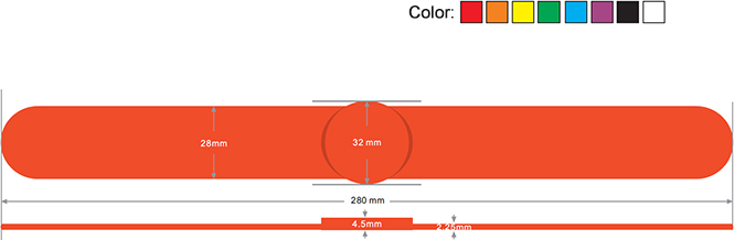 RFID silica gel wristband