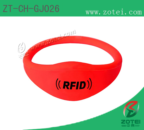 Bold Oblate RFID Silicone Wristband
