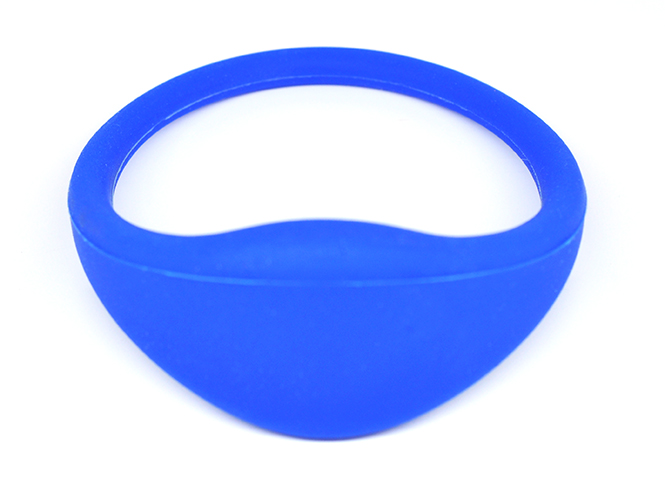 Bold Oblate RFID Silicone Wristband