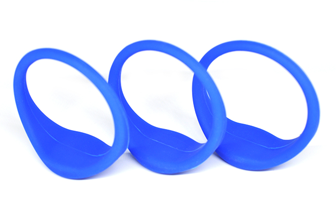 Bold Oblate RFID Silicone Wristband