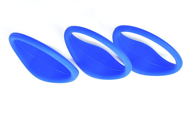 Bold Oblate RFID Silicone Wristband
