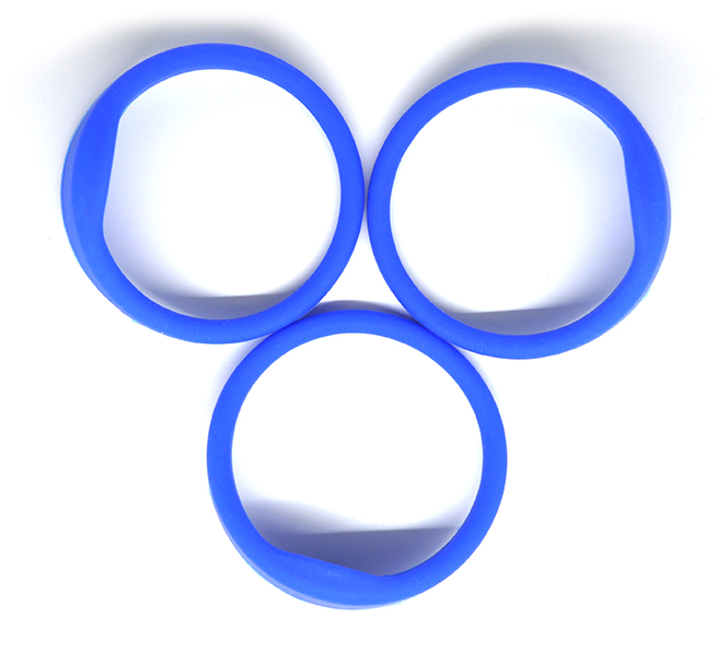 Bold Oblate RFID Silicone Wristband