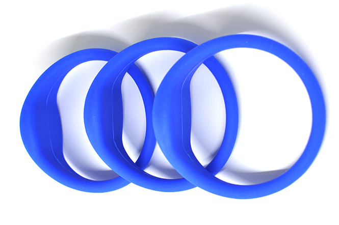 Bold Oblate RFID Silicone Wristband