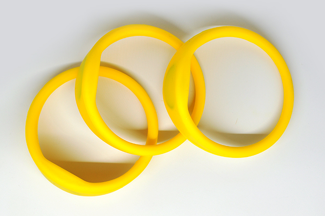 Bold Oblate RFID Silicone Wristband