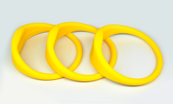 Bold Oblate RFID Silicone Wristband