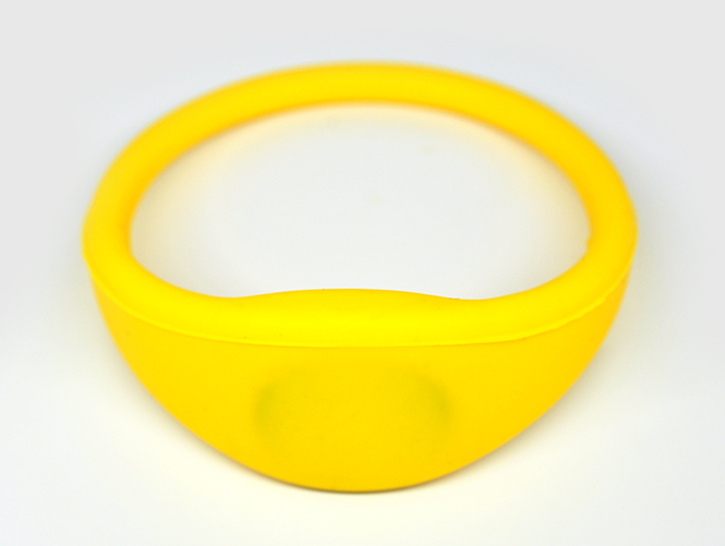 Bold Oblate RFID Silicone Wristband