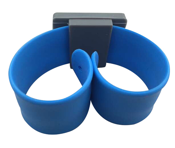 Clap silicone wristband