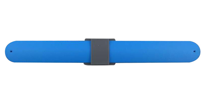 Clap silicone wristband