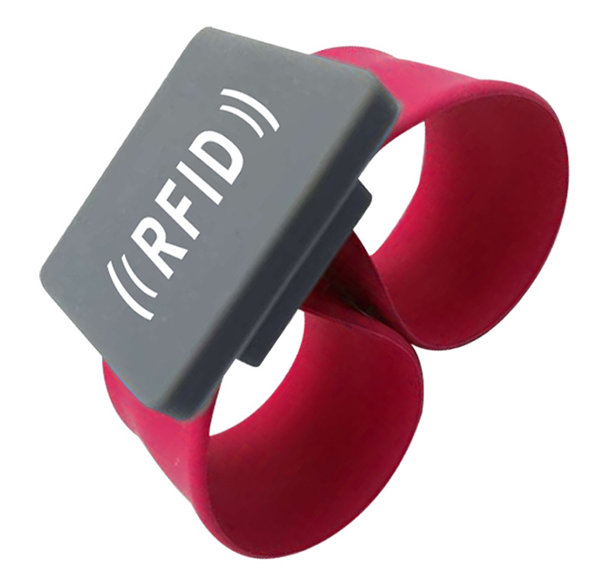 Clap silicone wristband