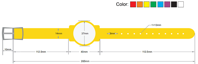 RFID silica gel wristband